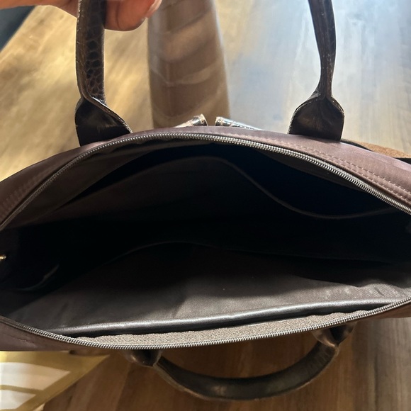 rare vibtage Longchamp Dark Brown purse - Picture 9 of 12